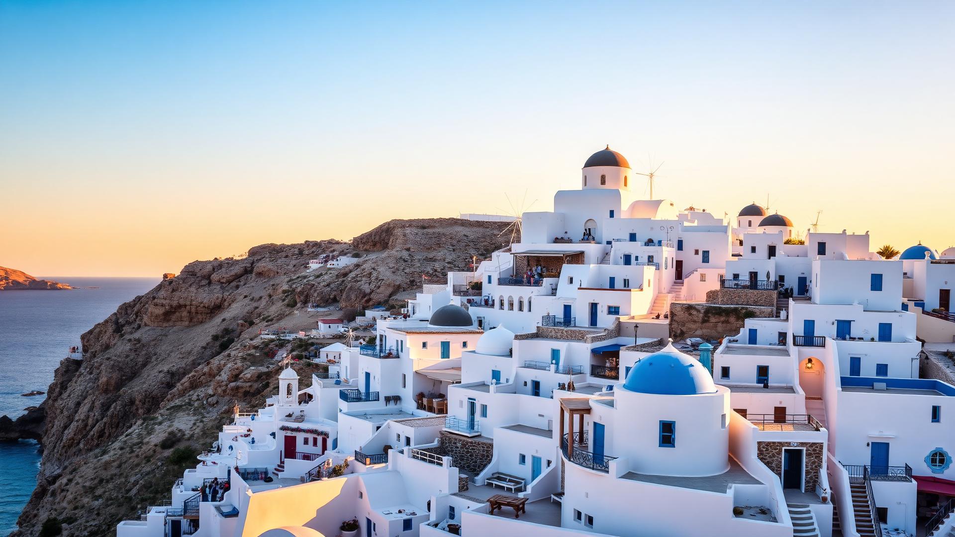 Vedere panoramică Mykonos